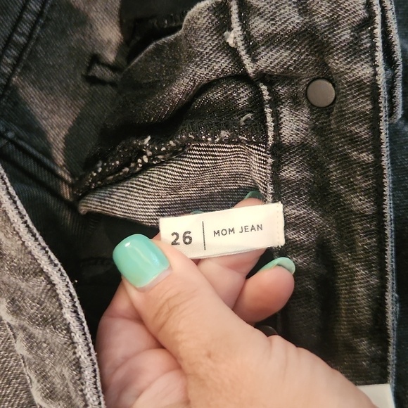 Pacsun mom jean black wash - Picture 3 of 4